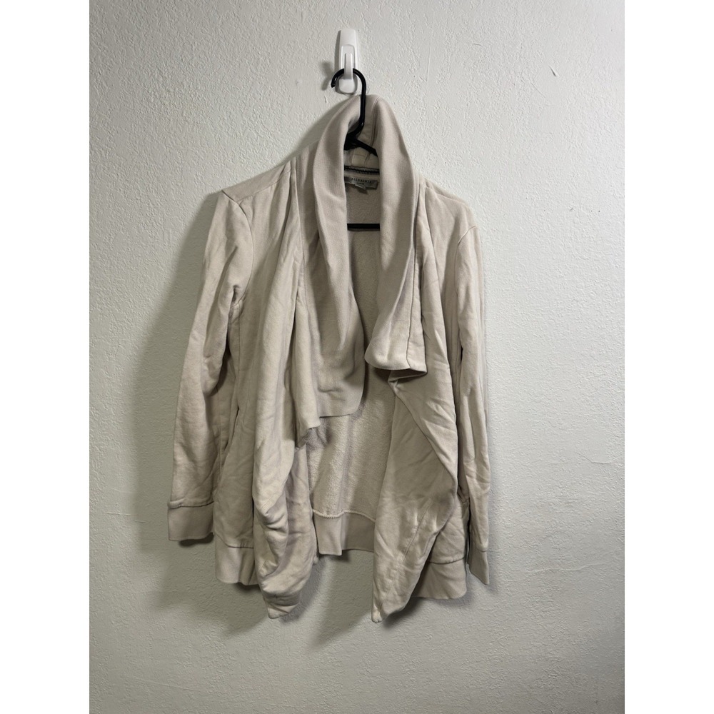 All Saints Sweatshirt Womens L Dahlia Waterfall Open Relax Soft Stretch Pkts‎